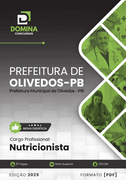 Apostila Nutricionista Olivedos PB 2025