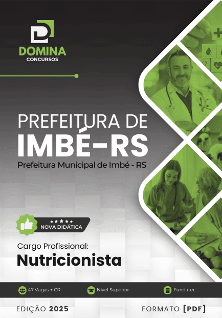 Apostila Nutricionista Imbé RS 2025