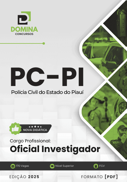 Apostila Concurso Oficial Investigador PC PI 2025