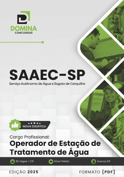 Apostila Assistente Administrativo SAAEC SP 2025