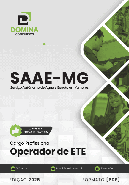 Apostila Operador de ETE SAAE Aimorés MG 2025