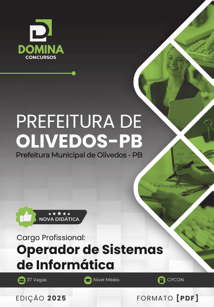 Apostila Operador de Sistemas de Informática Olivedos PB 2025