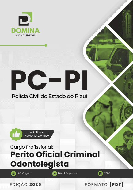 Apostila Concurso Perito Oficial Criminal Odontolegista PC PI 2025