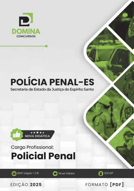 Apostila Polícia Penal ES 2025 Policial Penal