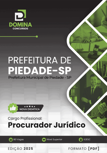 Apostila Procurador Jurídico Piedade SP 2025