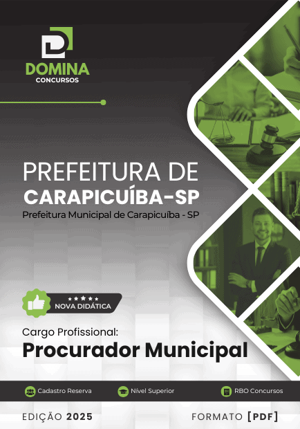 Apostila Fonoaudiólogo Prefeitura Carapicuíba SP 2025