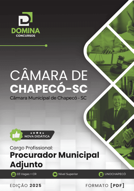 Apostila Procurador Municipal Adjunto Câmara Chapecó SC 2025