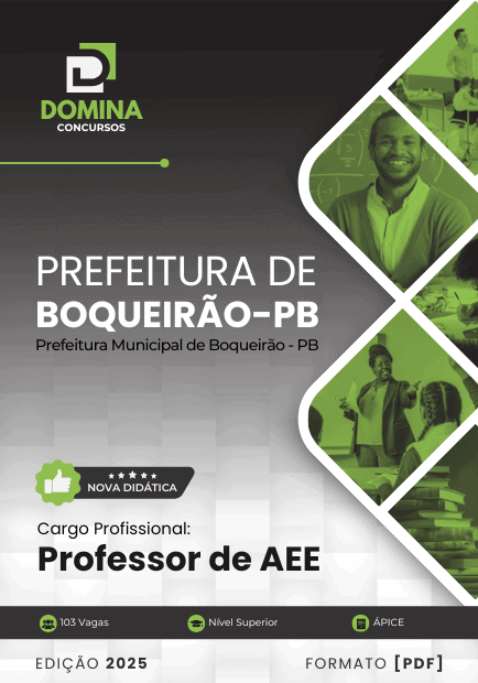 Apostila Professor de AEE Boqueirão PB 2025