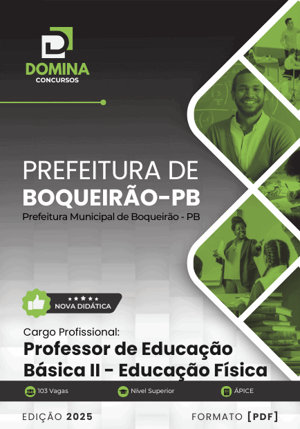 Apostila PEB II Educação Física Boqueirão PB 2025