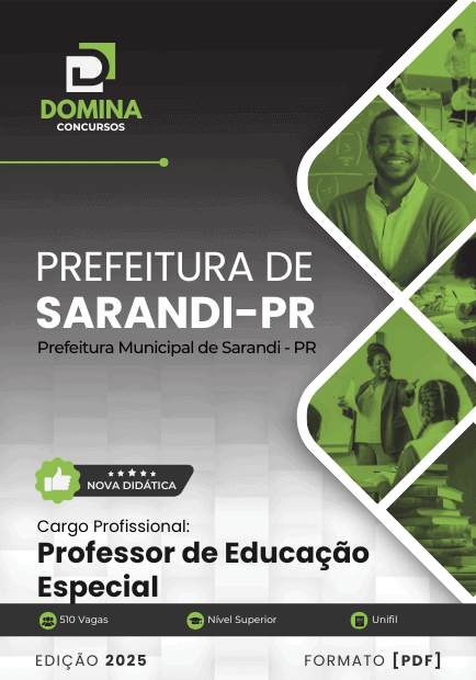 Apostila Professor de Educação Especial Sarandi PR 2025