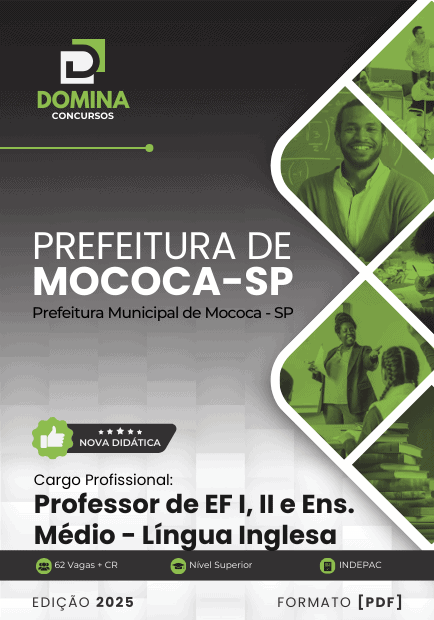Apostila Professor de Artes Mococa SP 2025