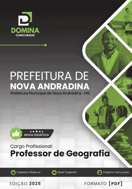 Apostila Professor de Geografia Nova Andradina MS 2025