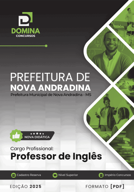 Apostila Professor de Inglês Nova Andradina MS 2025