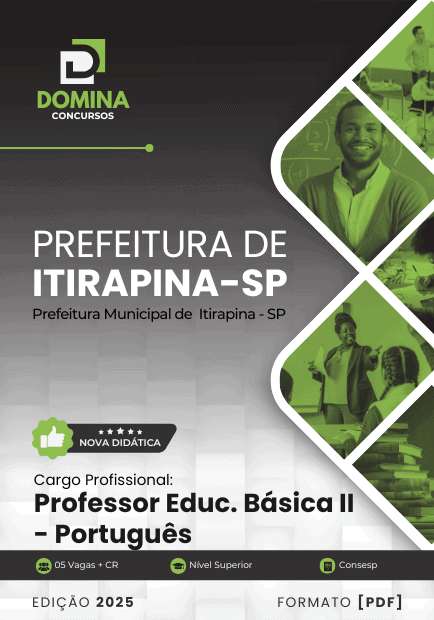 Apostila Professor II Português Itirapina SP 2025