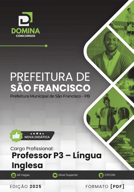 Apostila Professor Língua Inglesa São Francisco PB 2025