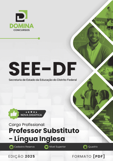Apostila Professor Substituto Língua Inglesa SEEDF 2025