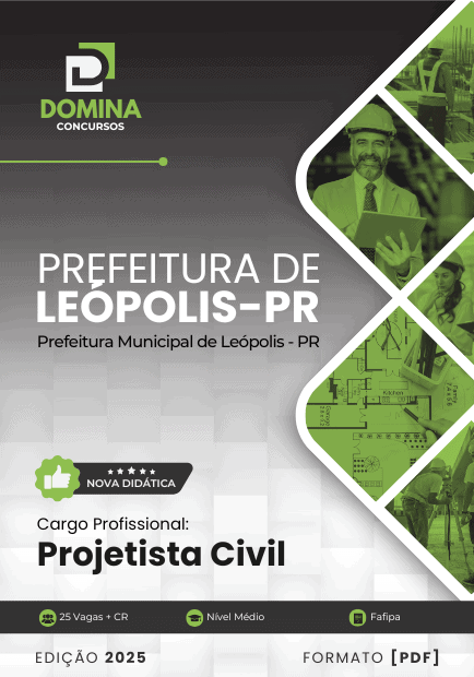 Apostila Projetista Civil Leópolis PR 2025