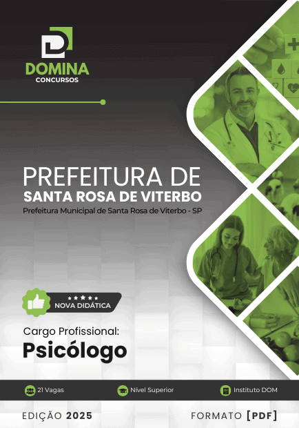 Apostila Psicólogo Santa Rosa de Viterbo SP 2025