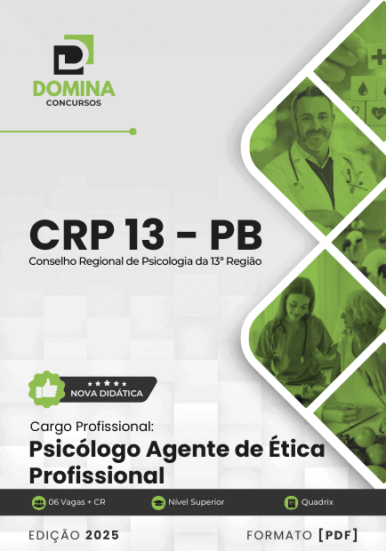 Apostila Psicólogo Agente de Ética Profissional CRP 13 PB 2025