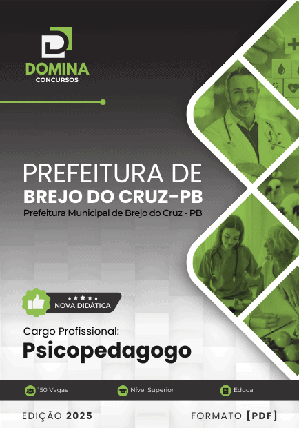 Apostila Psicopedagogo Brejo do Cruz PB 2025