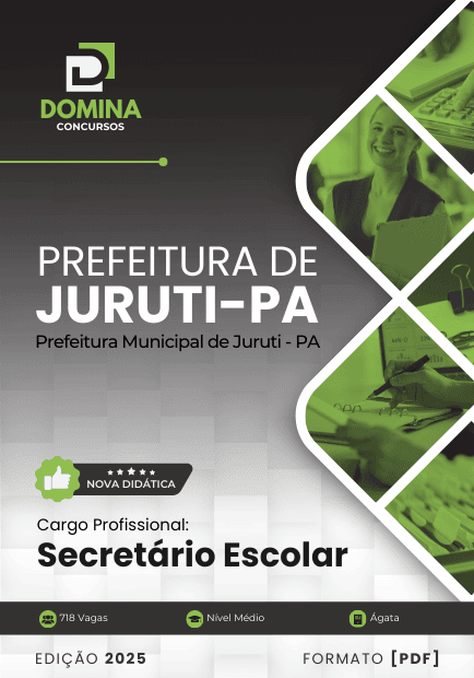 Apostila Secretário Escolar Juruti PA 2025