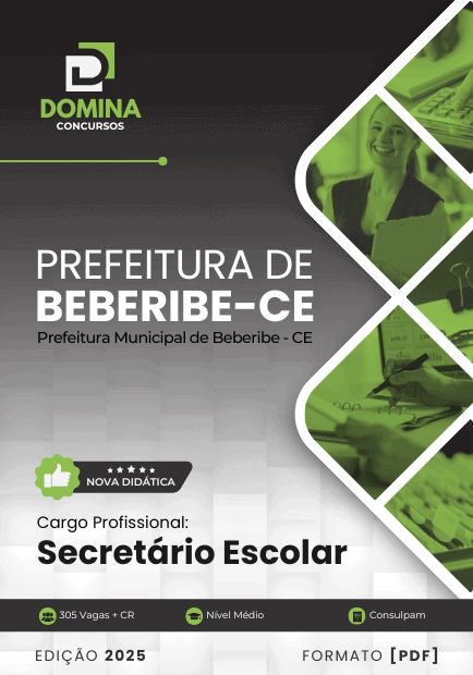 Apostila Secretário Escolar Beberibe CE 2025