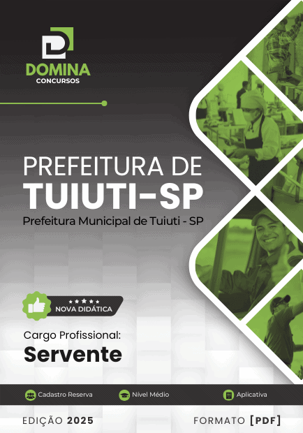 Apostila Servente Tuiuti SP 2025