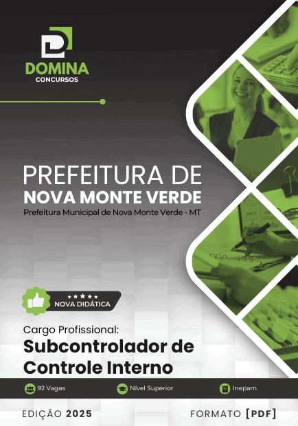 Apostila Subcontrolador de Controle Interno Nova Monte Verde MT 2025