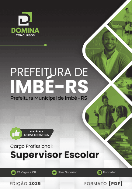 Apostila Supervisor Escolar Imbé RS 2025
