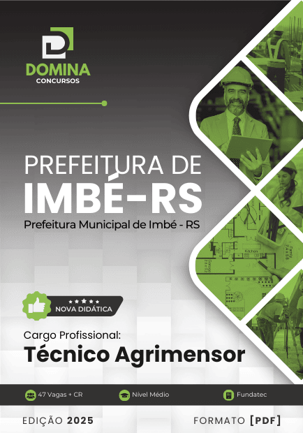 Apostila Técnico Agrimensor Imbé RS 2025