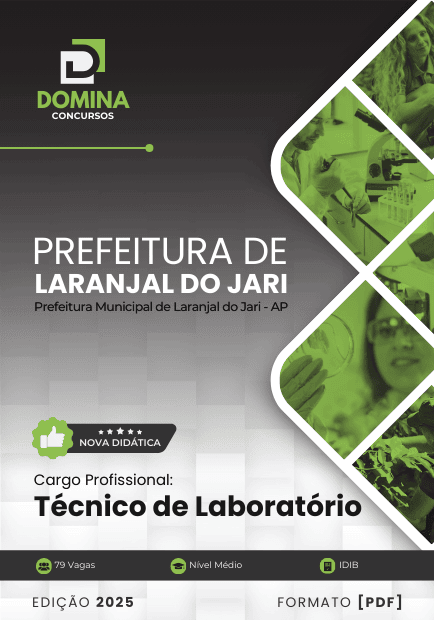 Apostila Técnico de Laboratório Laranjal do Jari AP 2025