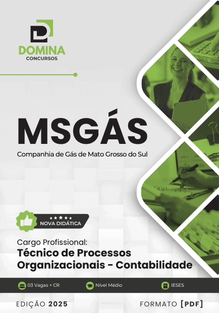 Apostila Técnico de Processos Organizacionais Contabilidade MSGás 2025