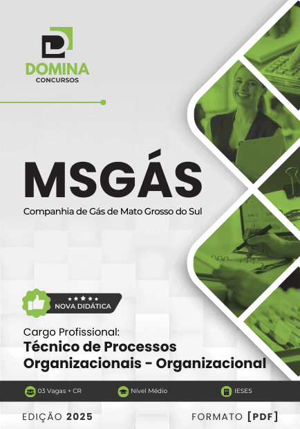 Apostila Técnico de Processos Organizacionais Organizacional MSGás 2025