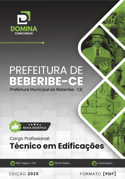Apostila Técnico em Edificações Beberibe CE 2025
