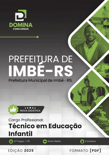 Apostila Técnico em Educação Infantil Imbé RS 2025