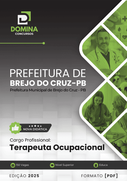 Apostila Terapeuta Ocupacional Brejo do Cruz PB 2025
