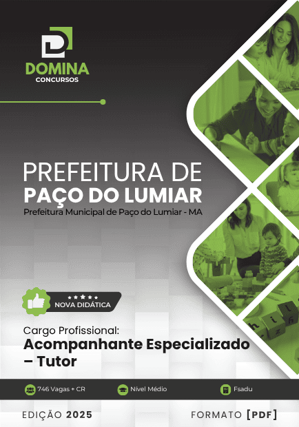 Apostila Acompanhante Especializado Tutor Paço do Lumiar MA 2025