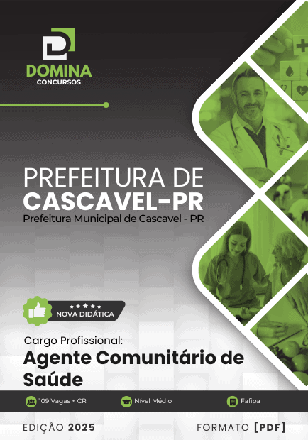 Apostila Agente Comunitário de Saúde Cascavel PR 2025
