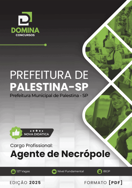 Apostila Agente de Necrópole Palestina SP 2025