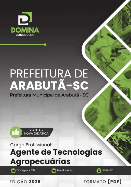 Apostila Agente de Tecnologias Agropecuárias Arabutã SC 2025