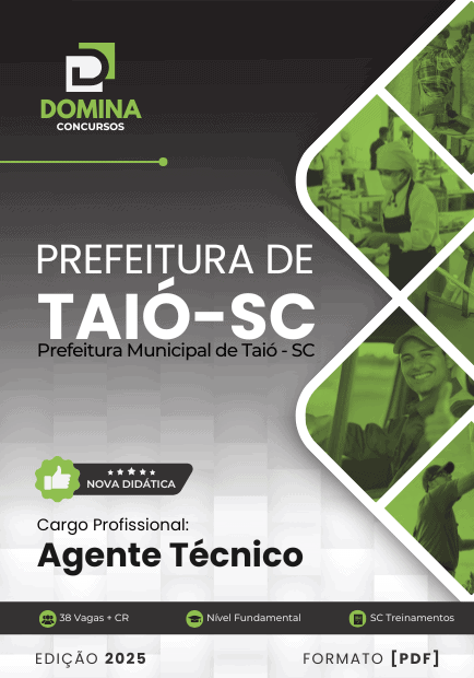 Apostila Agente Técnico Taió SC 2025