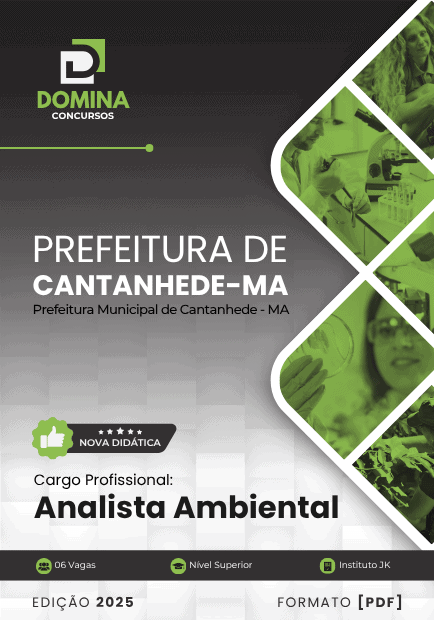 Apostila Analista Ambiental Cantanhede MA 2025