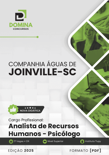 Apostila Analista de Engenharia Civil Águas de Joinville SC 2025