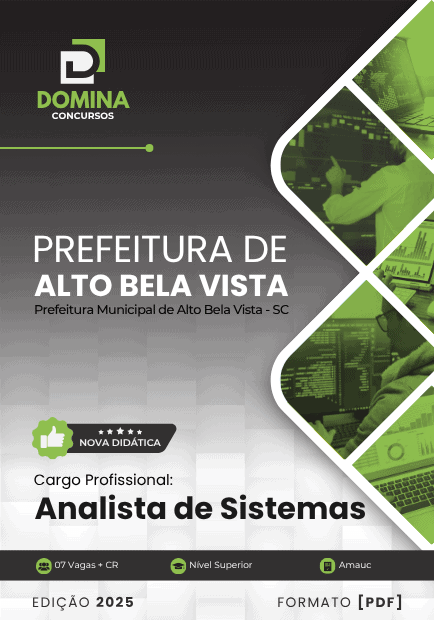 Apostila Analista de Sistemas Alto Bela Vista SC 2025