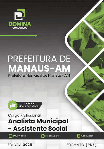 Apostila Analista Municipal Assistente Social Manaus AM 2025