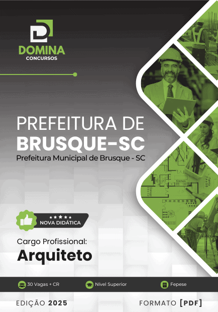 Apostila Arquiteto Brusque SC 2025