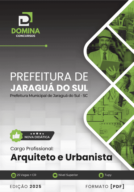 Apostila Jaraguá do Sul SC Arquiteto e Urbanista 2025