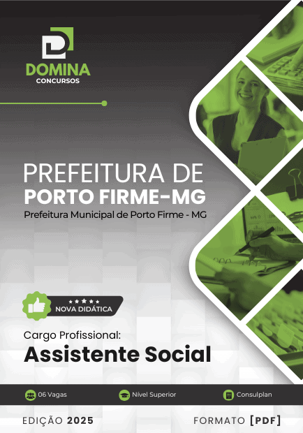Apostila Assistente Social Porto Firme MG 2025