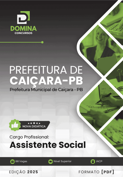 Apostila Assistente Social Caiçara PB 2025