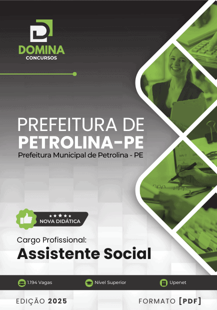 Apostila Assistente Social Petrolina PE 2025